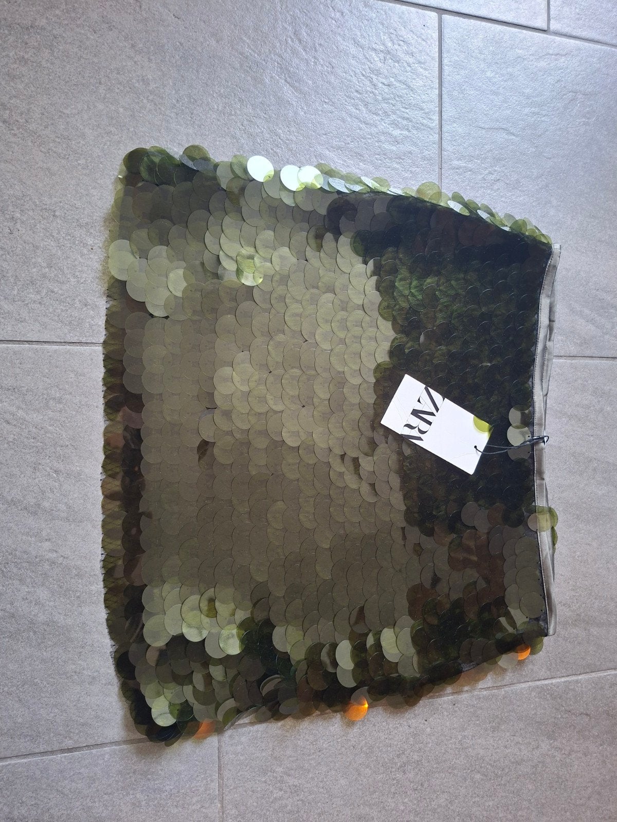 Nieuw! Rok pailletten groen maat M van Zara, Kleding | Dames, Maat 38/40 (M), Zara, Nieuw, Ophalen of Verzenden