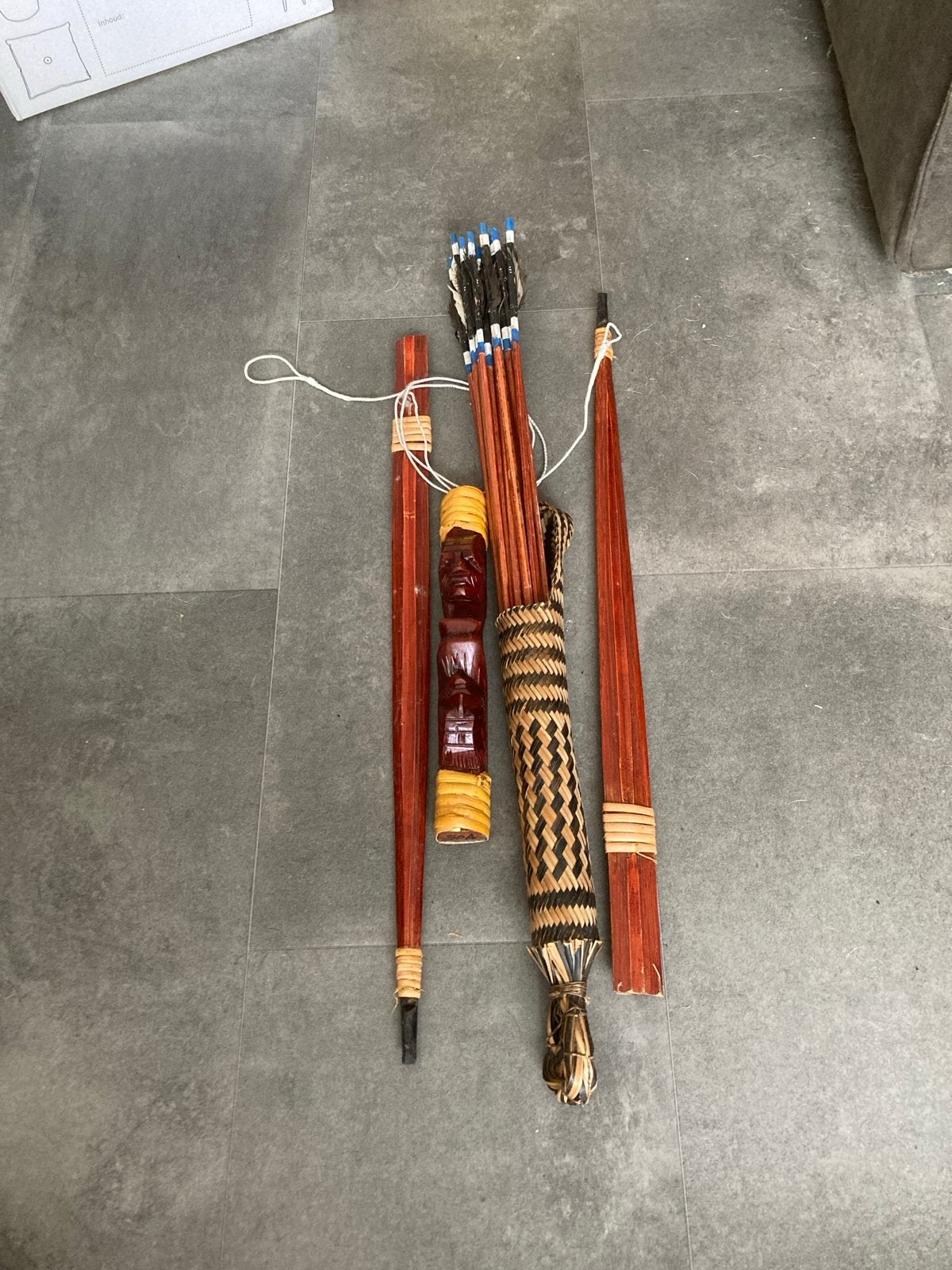 Decoratieve Boog en Pijlen Set - Handgemaakt, Ophalen