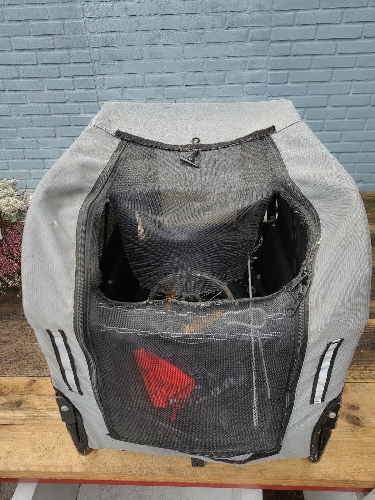 fiets bak kleine hond, Dieren en Toebehoren, Ophalen, Gebruikt