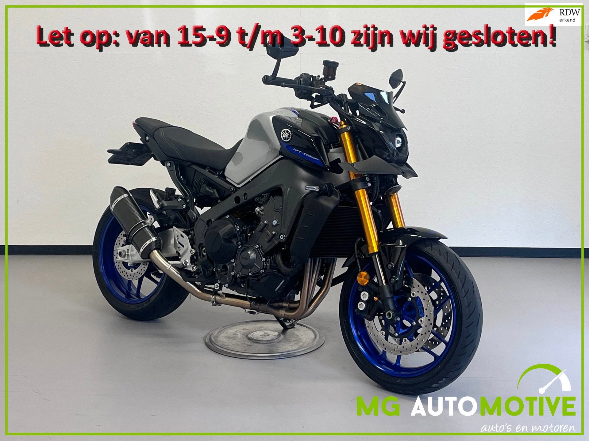 Yamaha MT-09 SP | MT 09 SP | NIEUWSTAAT, 890 cc, Meer dan 35 kW, Toermotor, ABS