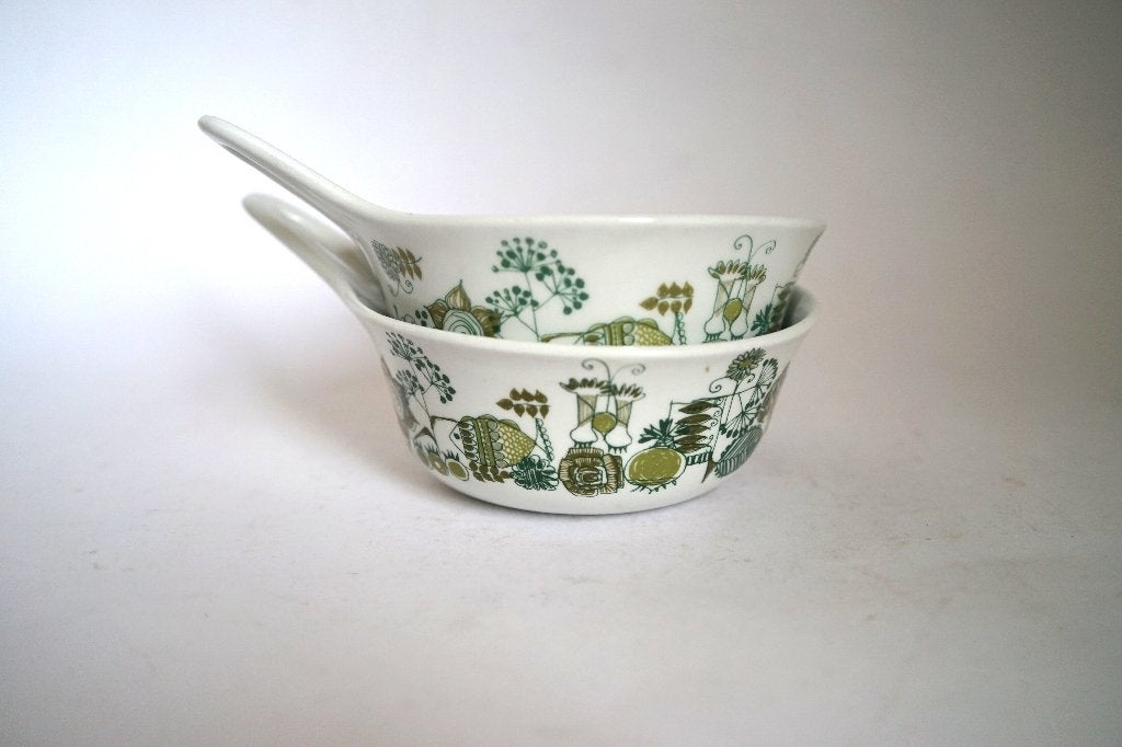 vintage 2x figgjo market norway turi-design kom soepkom., Gebruikt, Overige merken, Ophalen of Verzenden, Kom(men)