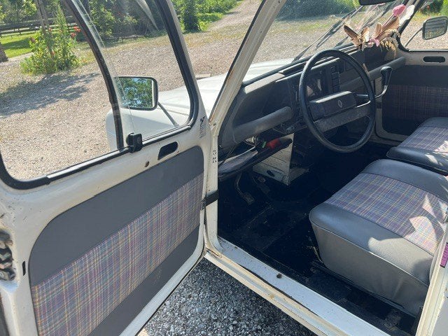 Renault R4F4 1987 Wit, Auto's, Voorwielaandrijving, Stof, Zwart, Renault