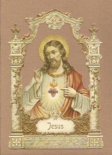 Religeuze afbeelding Jesus - Jezus poezieplaatjes 5145, Verzamelen, Ophalen of Verzenden