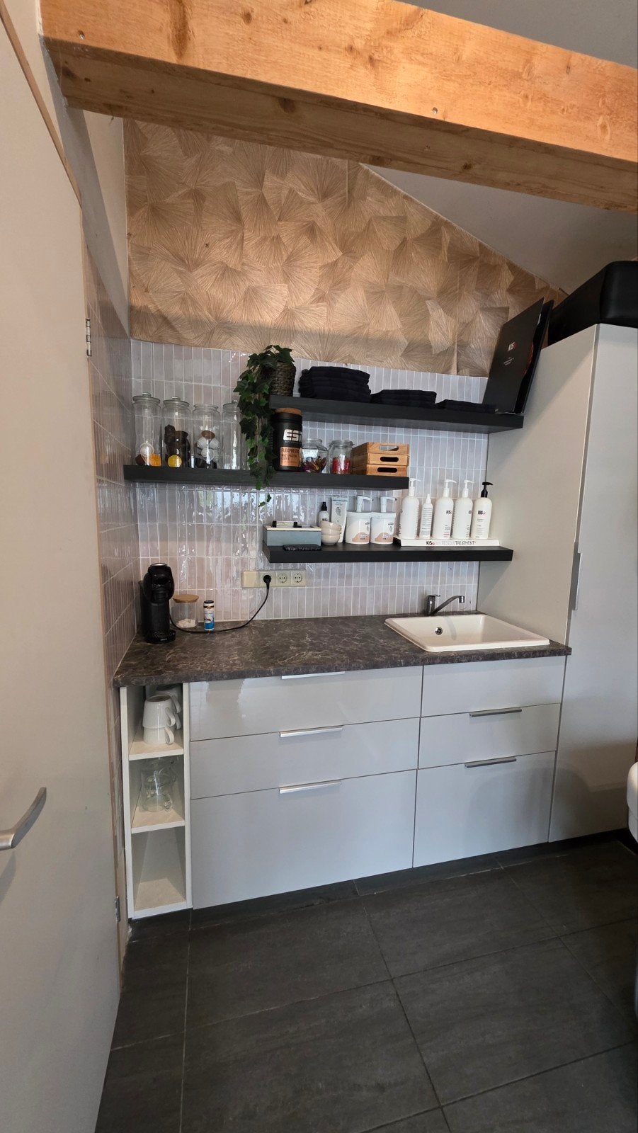 Nette IKEA keuken 201,5 cm + hoge kast – ca. 5 jaar oud, Ophalen, Gebruikt