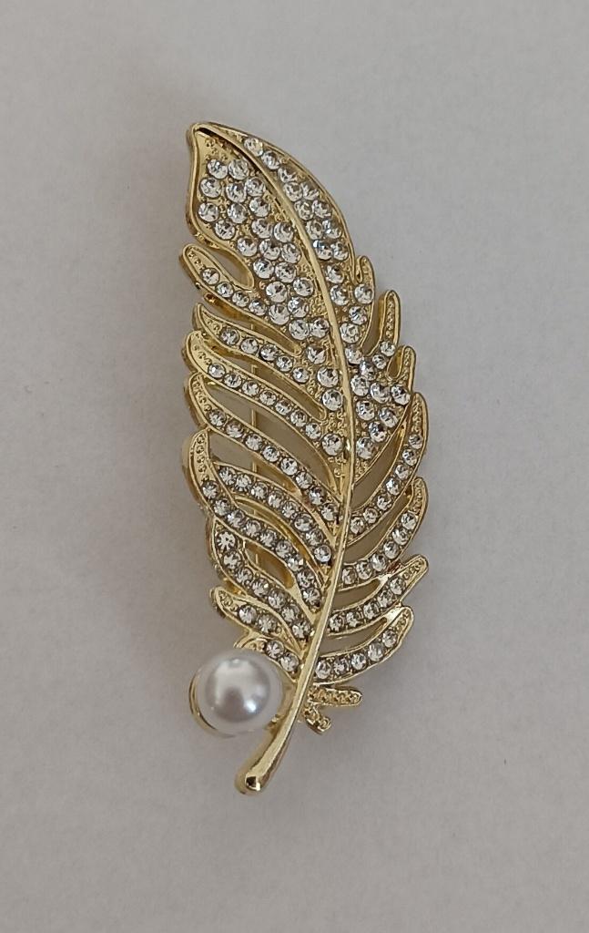 Veer broche, Overige materialen, 4 tot 7 cm, Overige kleuren, Nieuw