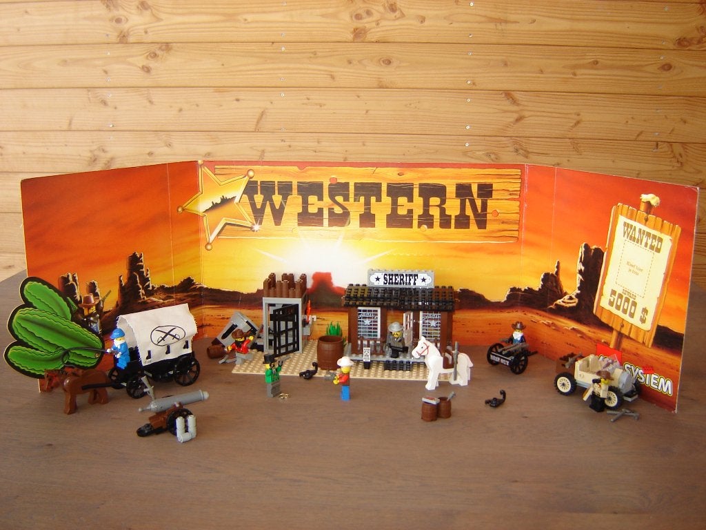 LEGO LEGOLAND WESTERN 6755-6716-6790-5918 !!!!, Lego, Ophalen of Verzenden, LEGOLAND, Complete set