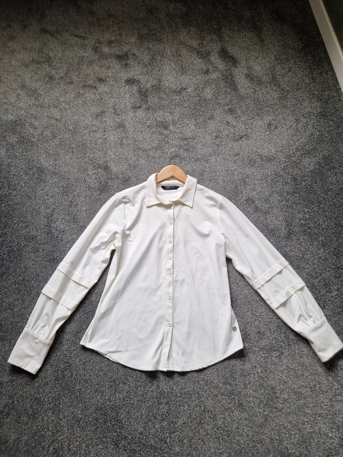 LADY DAY blouse mt t S, Maat 38/40 (M), Wit, Ophalen of Verzenden, Zo goed als nieuw