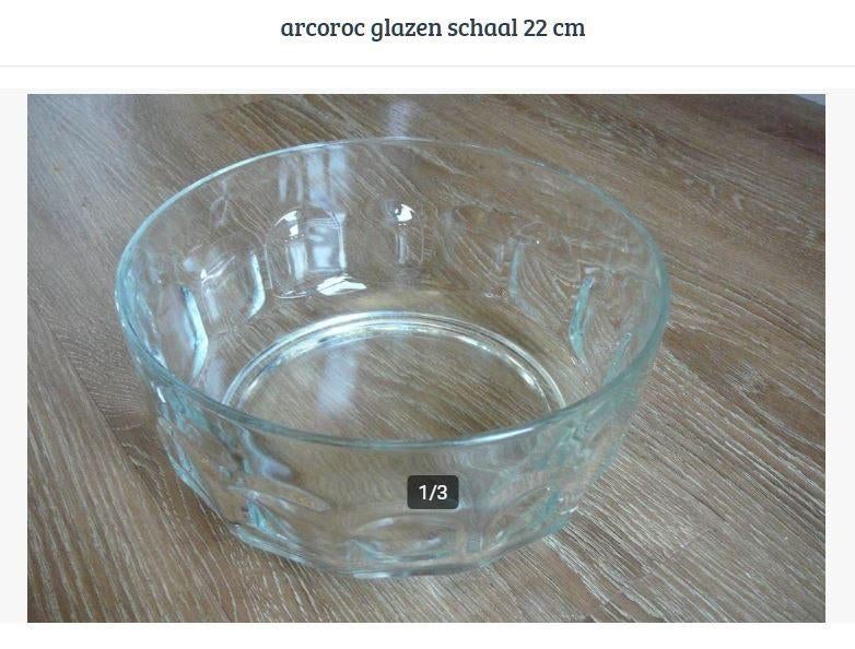 zware arcoroc schaal, Ophalen of Verzenden