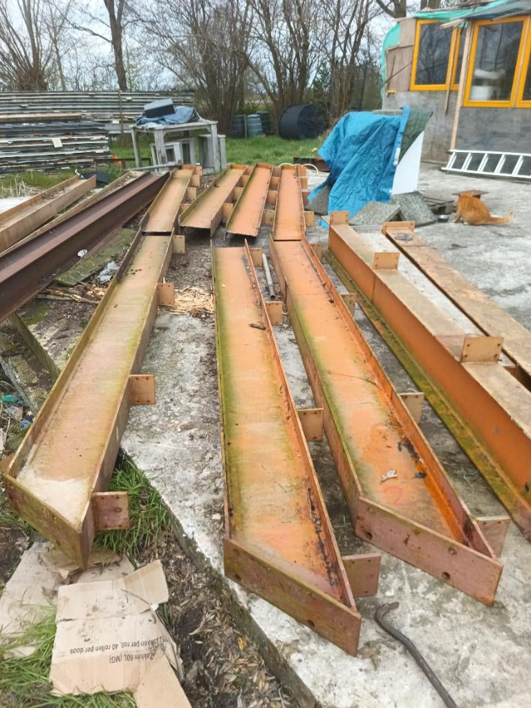 Ipe 300 stalen balken, Doe-het-zelf en Verbouw, Ophalen, Gebruikt