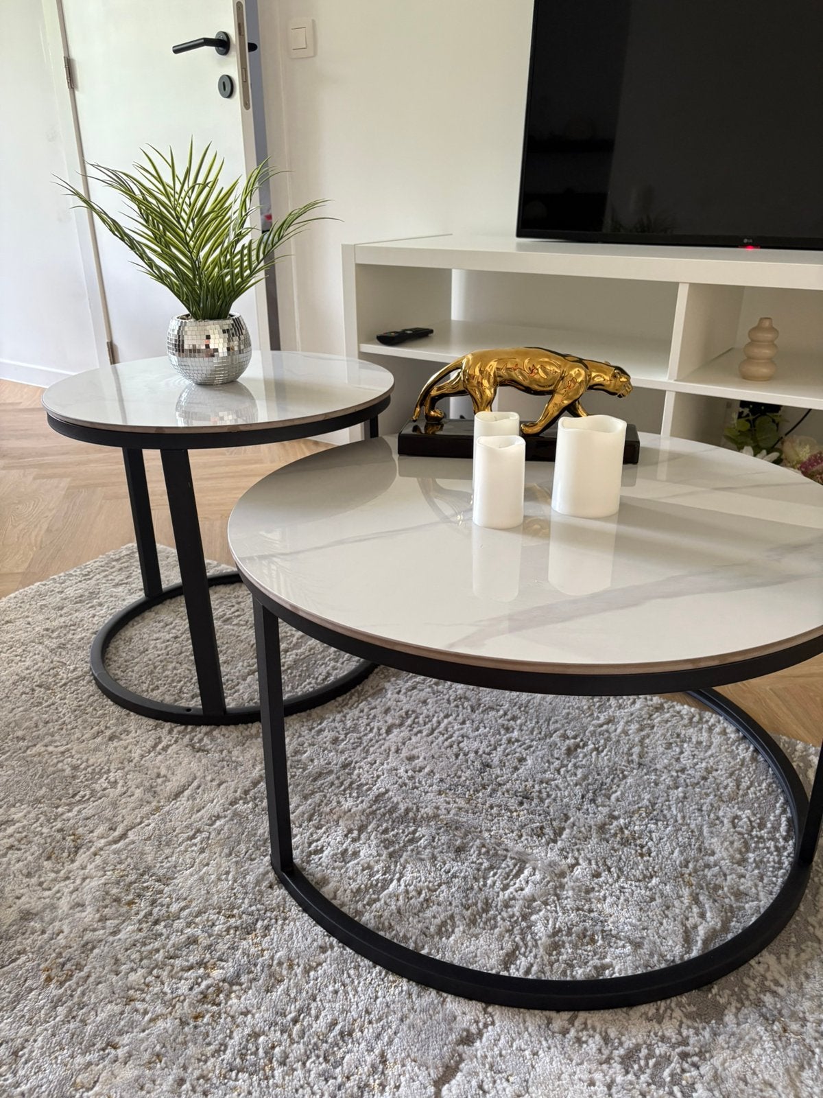 2-delige salontafel te koop, Ophalen