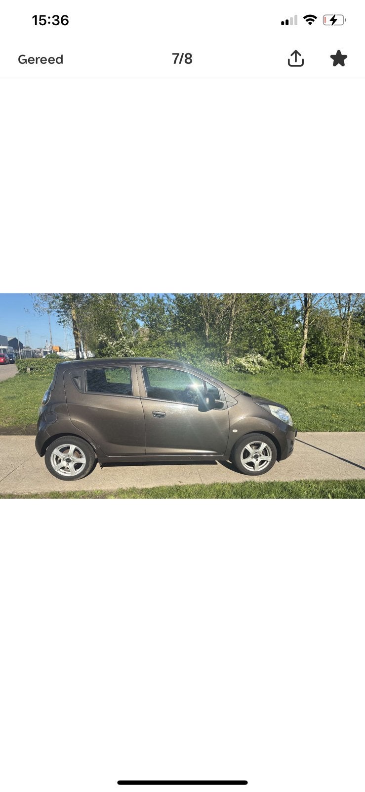 Chevrolet Spark 1.0 Bifuel 2012 Bruin, Auto's, 15 km/l, 37 €/maand, 4 cilinders, Bruin
