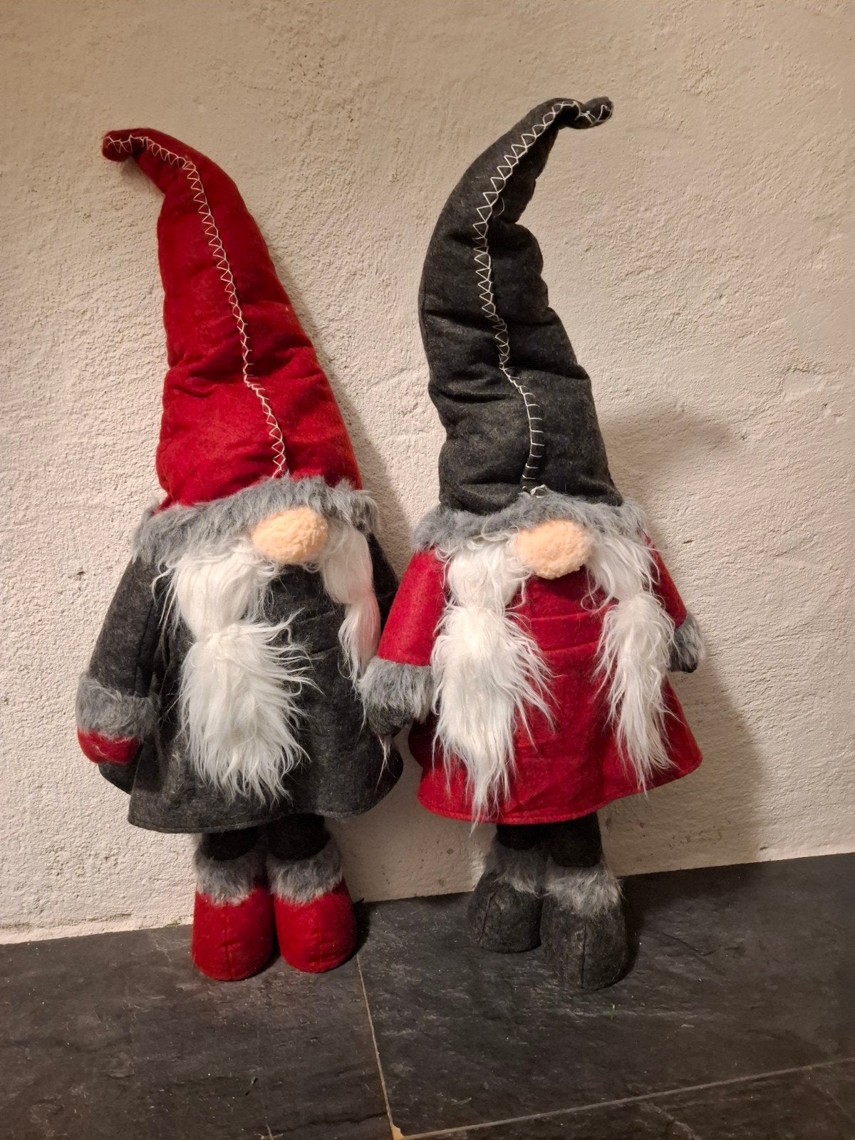 Gnomen 2 stuks 70cm hoog, Diversen, Kerst, Ophalen of Verzenden, Gebruikt