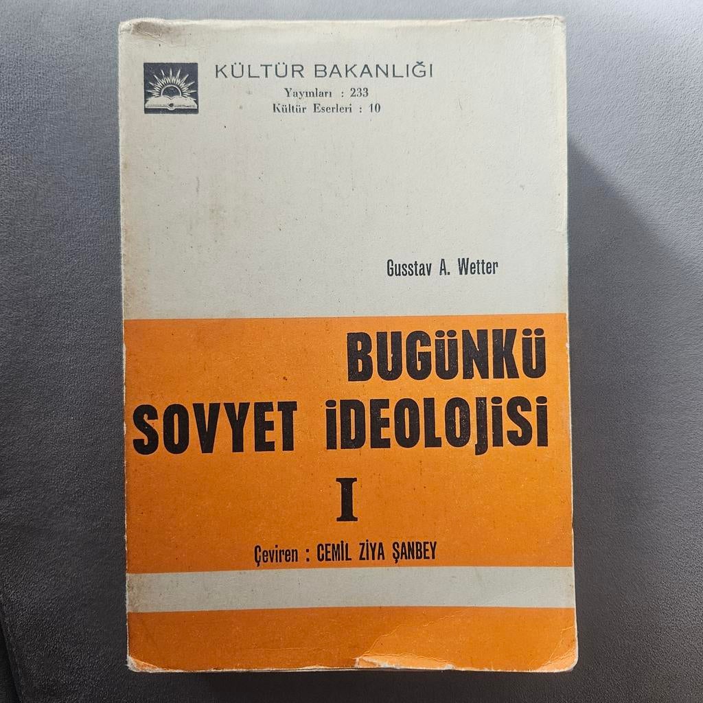 Bugunku Sovyet Ideolojisi 1-2; Gusstav A. Wetter, Verzenden, Gebruikt, Overige formaten