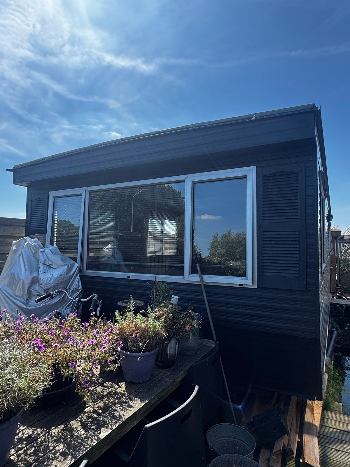 Comfortabel chalet met 2 slaapkamers  9,00 x 3,50, Tot en met 4