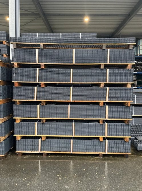 Dubbelstaafmatten pakket 25 meter 8/6/8 – 163 cm hoog, Ophalen, Nieuw, IJzer, Dubbelstaafmat hekwerk