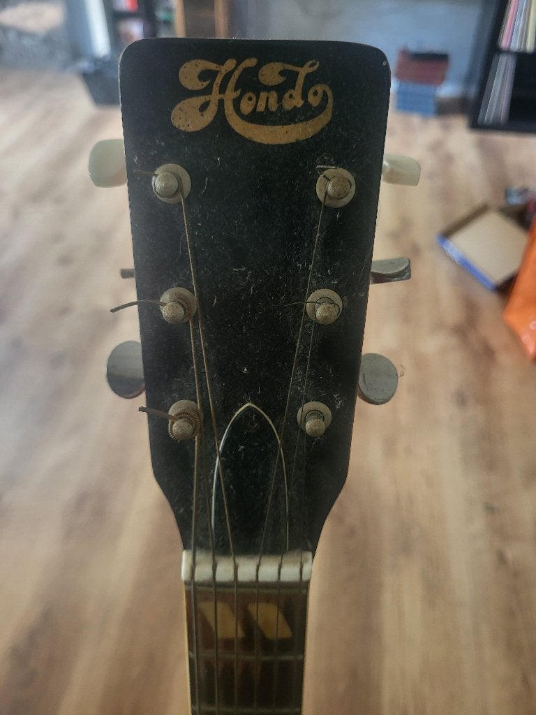 Hondo Hummingbird Acoustic, Muziek en Instrumenten, Ophalen, Gebruikt, Western- of Steelstringgitaar