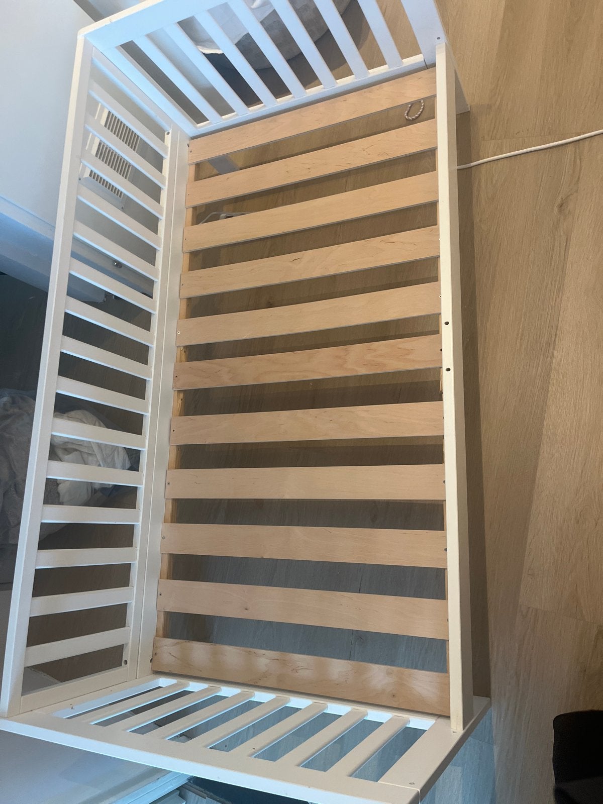 Petite Amelie Peuterbed Plume 140x70 Wit met lade, Ophalen, Wit, 190 cm of minder, Zo goed als nieuw