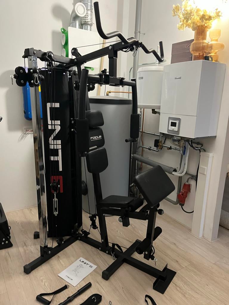 Unit 6 Fitness Krachtstation - Zo goed als nieuw, Sport en Fitness, Krachtstation, Armen, Ophalen of Verzenden, Zo goed als nieuw