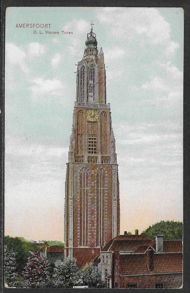 746 Amersfoort, O.L.Vrouwe Toren, Ophalen of Verzenden, Voor 1920, Ongelopen, Utrecht