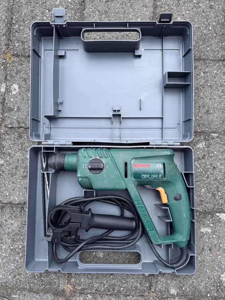 Bosch PBH 160R boorhamer, Ophalen, Boor- en/of Breekhamer, Zo goed als nieuw, Klopboormechanisme