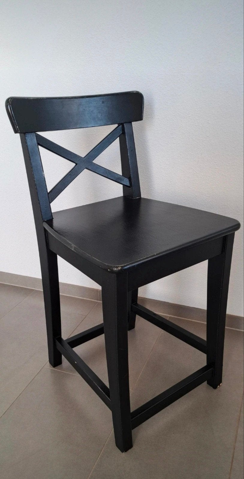 Barkruk / Kinderstoel (51cm zithoogte), Huis en Inrichting, Barkrukken, Ophalen, Gebruikt, 1 kruk, Hout