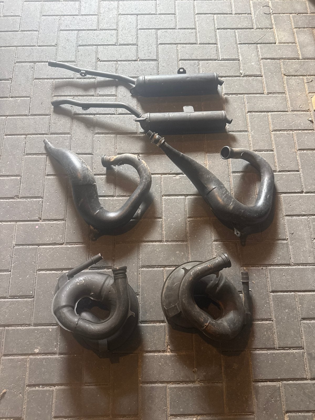 Uitlaatdempers en uitlaatbochten Yamaha Banshee 350, Ophalen, Gebruikt