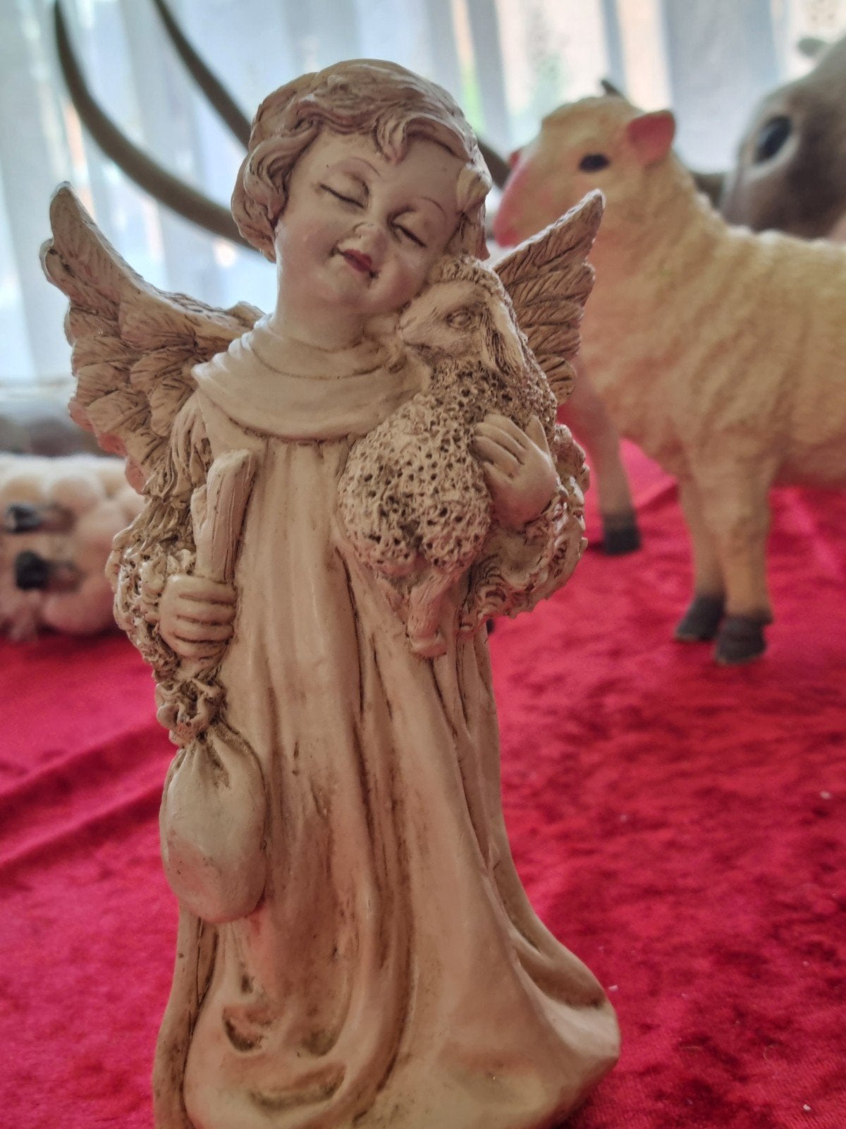 KERST ENGELTJE  ZEER OUD VAN STEEN, Diversen, Ophalen of Verzenden