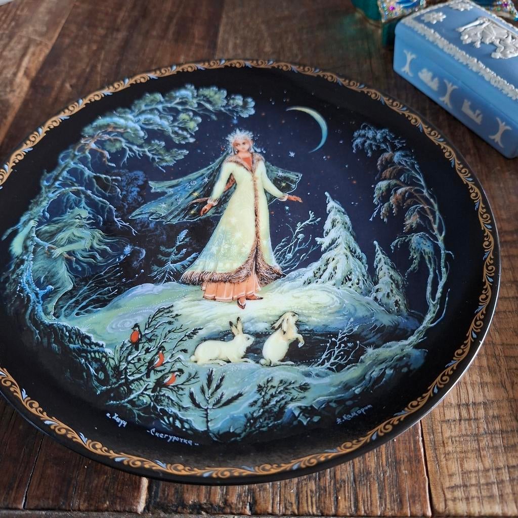 Russisch Bord De Legende van het Meisje uit 1990 is 20 cm gr, Ophalen of Verzenden
