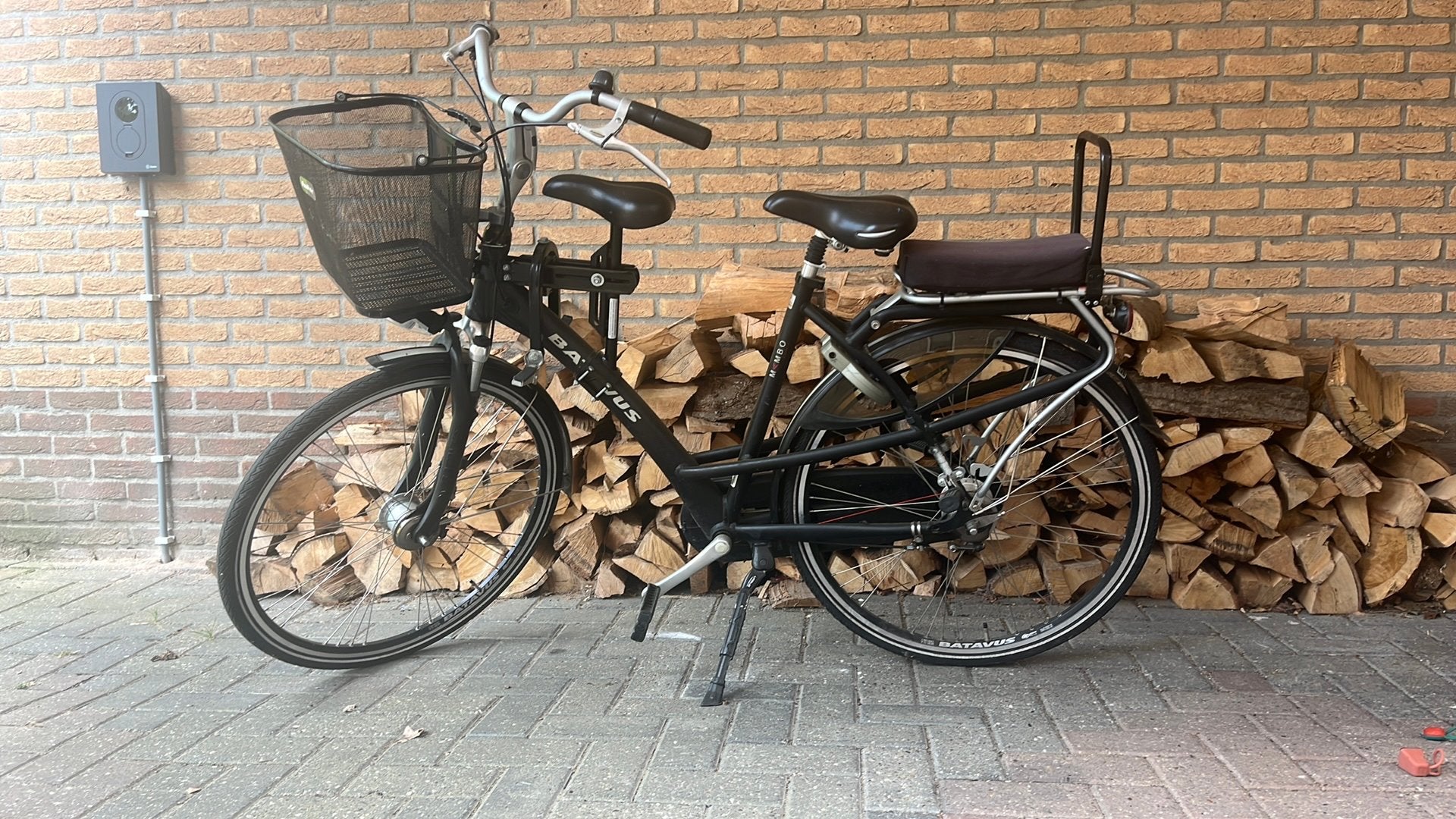 Batavus Mambo Spirit moederfiets met kinderzitjes, Fietsen en Brommers, Ophalen, Velgrem, Batavus, 53 tot 56 cm