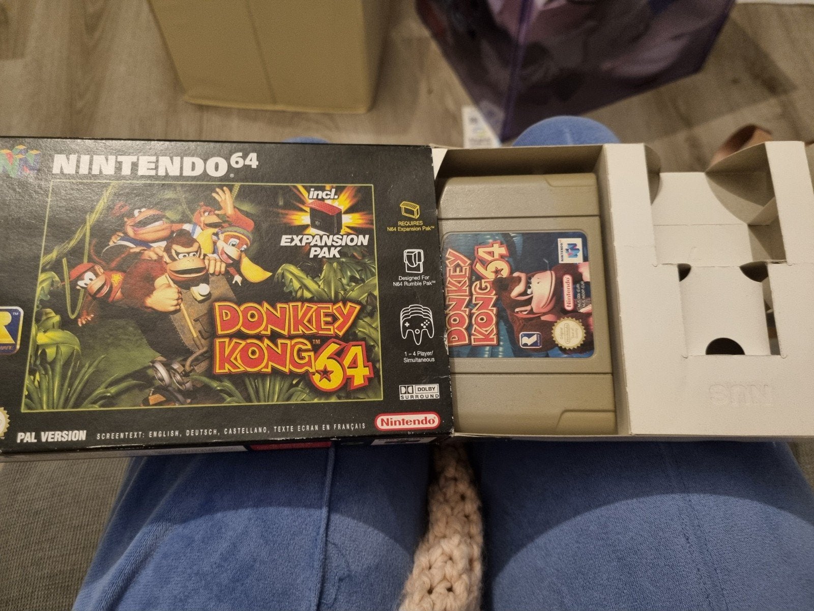 Donkey Kong 64 N64 met doosje, Ophalen