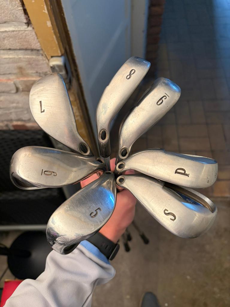 Callaway Big Bertha ijzerset 5 t/m PW-graphite shaft W flex, Ophalen, Gebruikt, Set, Callaway