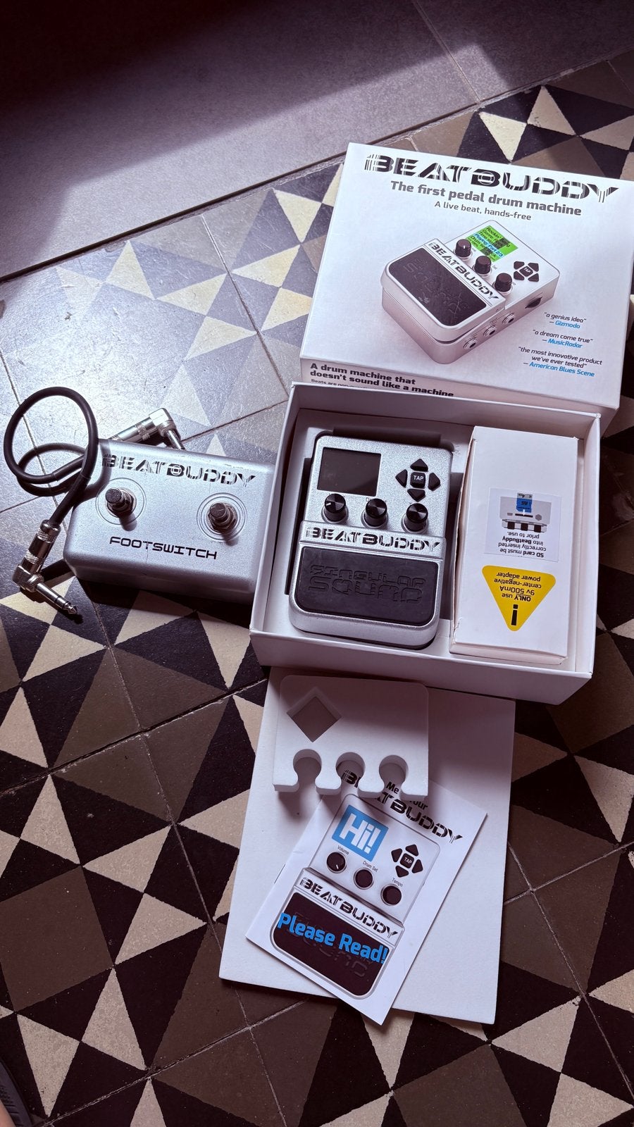 BeatBuddy Drum Machine met Footswitch - Zo goed als nieuw, Muziek en Instrumenten, Drumcomputers, Verzenden, Zo goed als nieuw