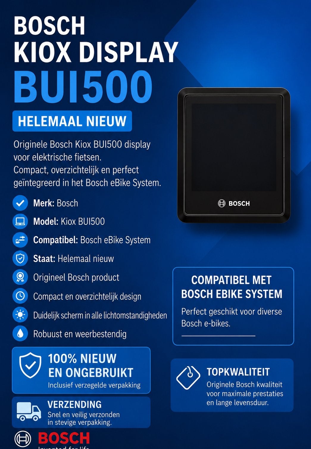 Bosch Kiox BUI500, Zo goed als nieuw