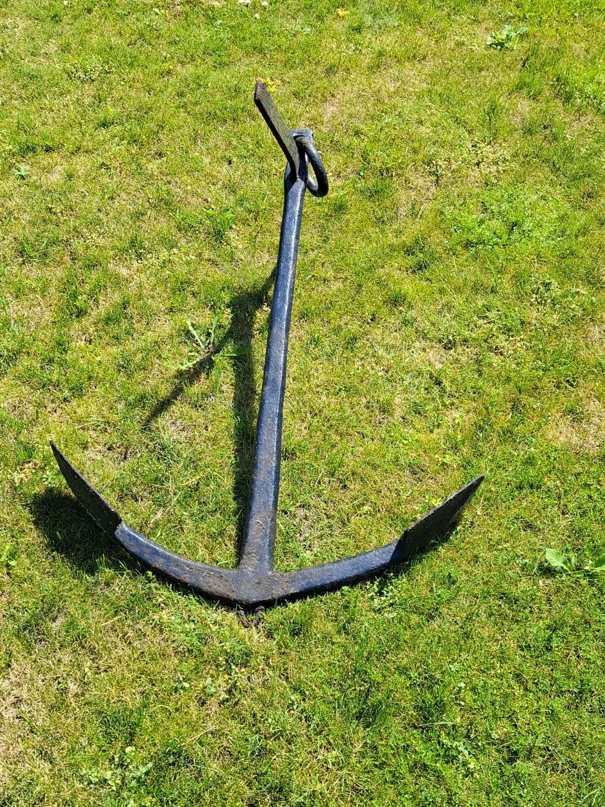 Antiek scheepsanker, Ophalen, Gebruikt