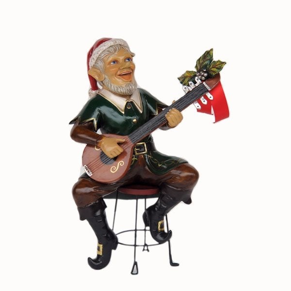 Elf with Guitar Hoogte 81 cm - Elf beeld, Ophalen, HorecaBeelden, Nieuw, HorecaBeelden