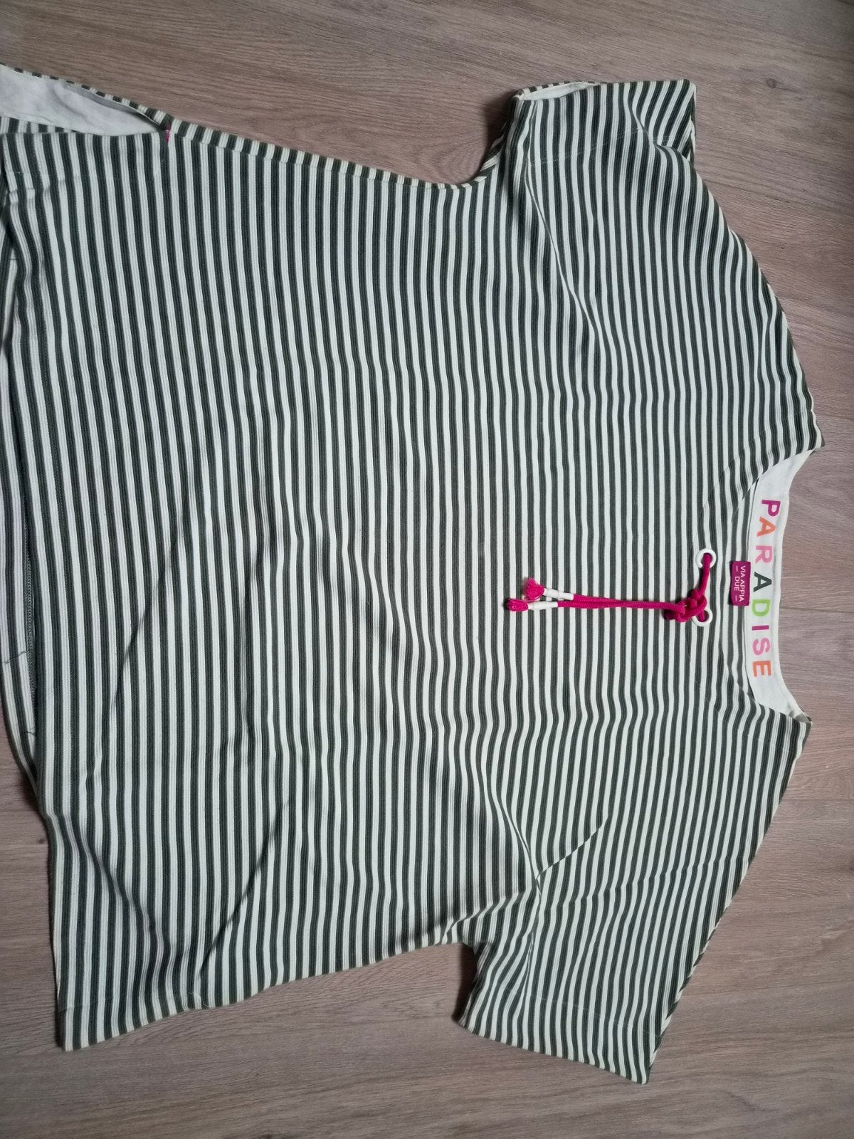 Via Appia Due gestreept T-shirt maat XL, Maat 46/48 (XL) of groter, Ophalen of Verzenden, Zo goed als nieuw, Korte mouw