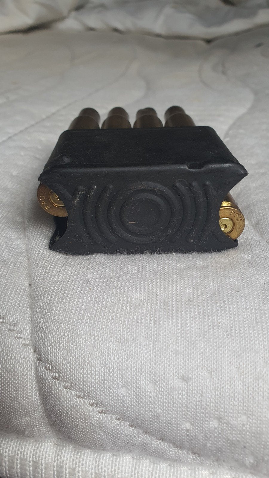 3 Garand clips WO2 Amerikaans (2x hulzen, 1x punt), Ophalen of Verzenden, Landmacht, Amerika, Hulzen of Bodemvondsten