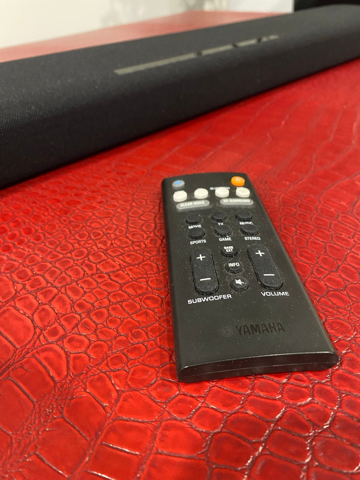 Perfecte Yamaha YAS-109 Soundbar met afstandsbediening, Ophalen, Bluetooth, Zo goed als nieuw