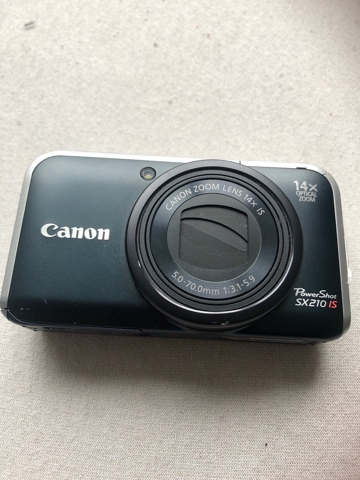 Canon PowerShot SX210 IS Compactcamera - 14.1 MP, 14x Zoom, Ingebouwde flitser, Gebruikt, Canon, Ophalen of Verzenden
