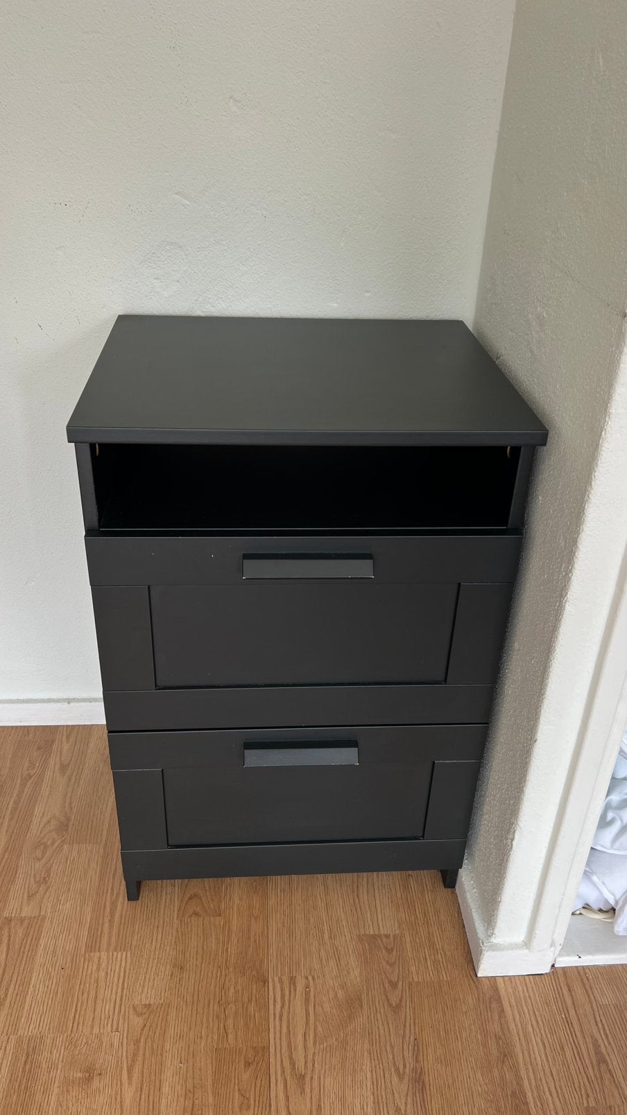 Ladekastje Ikea zwart, Ophalen, Gebruikt, 1 of 2 laden, 50 tot 100 cm