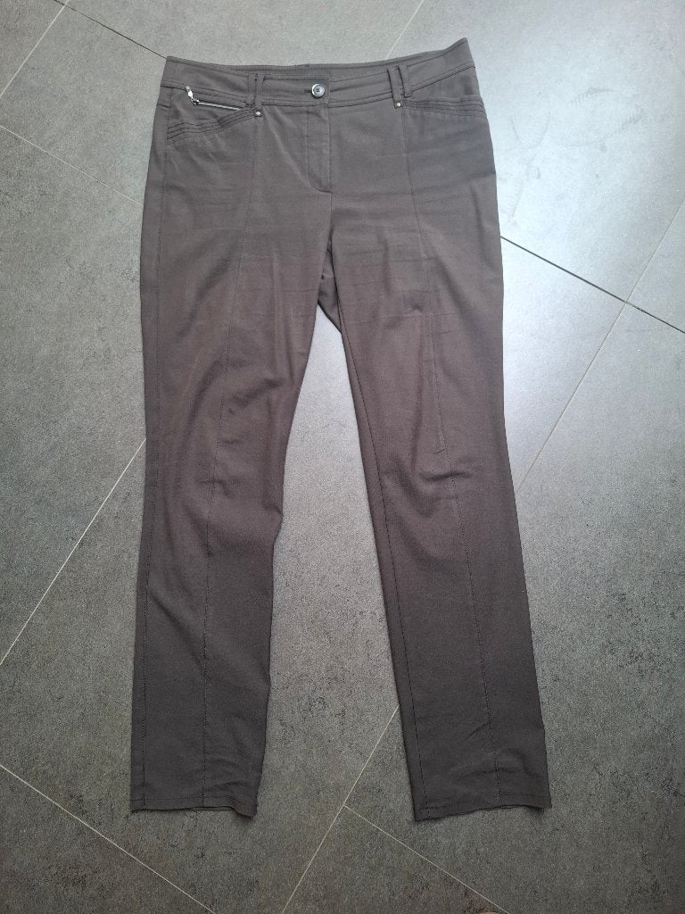 BROEK, GERRY WEBER, MAAT 44, Zwart, Maat 42/44 (L), Ophalen of Verzenden, Lang
