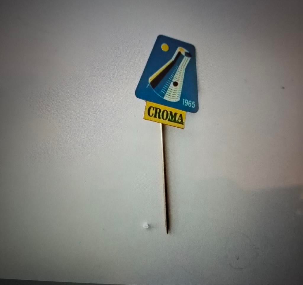 Speldje Croma, Verzamelen, Ophalen of Verzenden, Zo goed als nieuw, Transport, Speldje of Pin