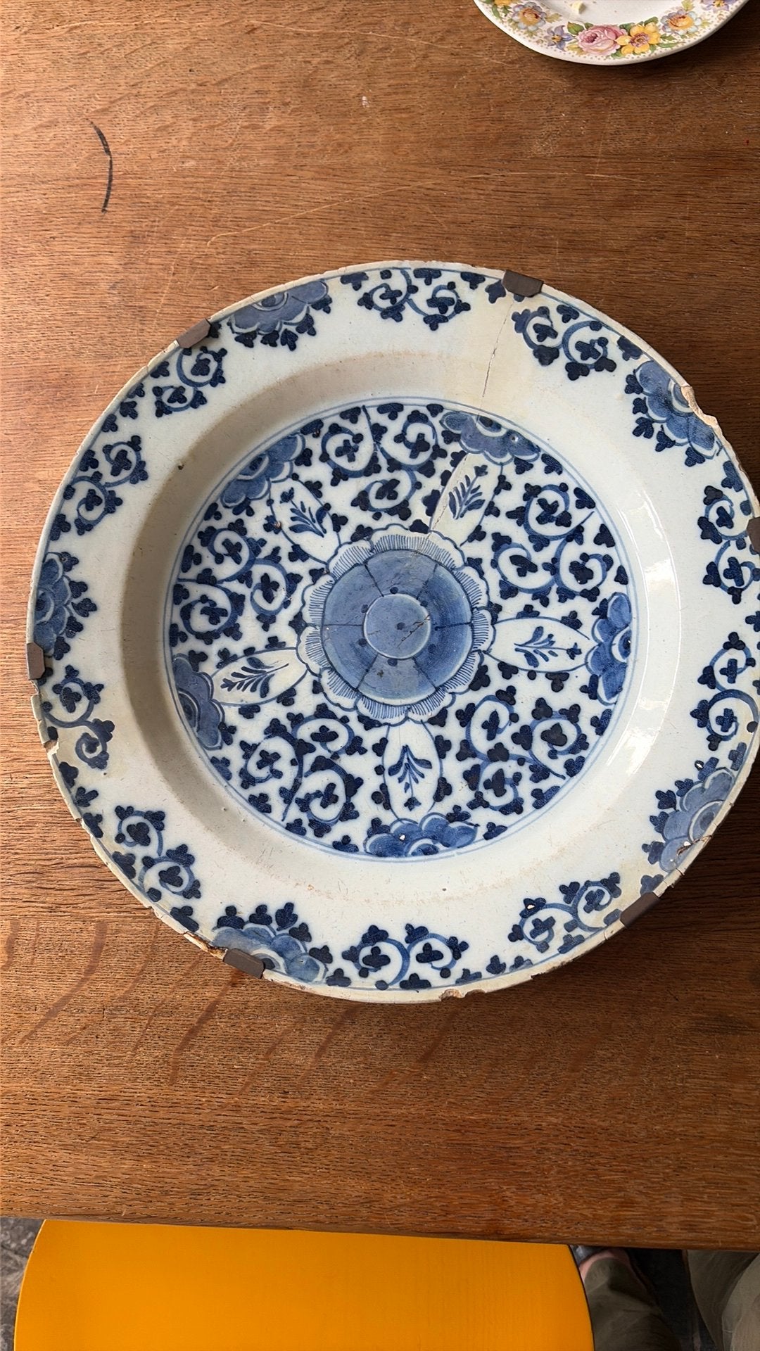 Antiek Delfts Blauw sierbord, Antiek en Kunst, Antiek | Wandborden en Tegels, Ophalen of Verzenden