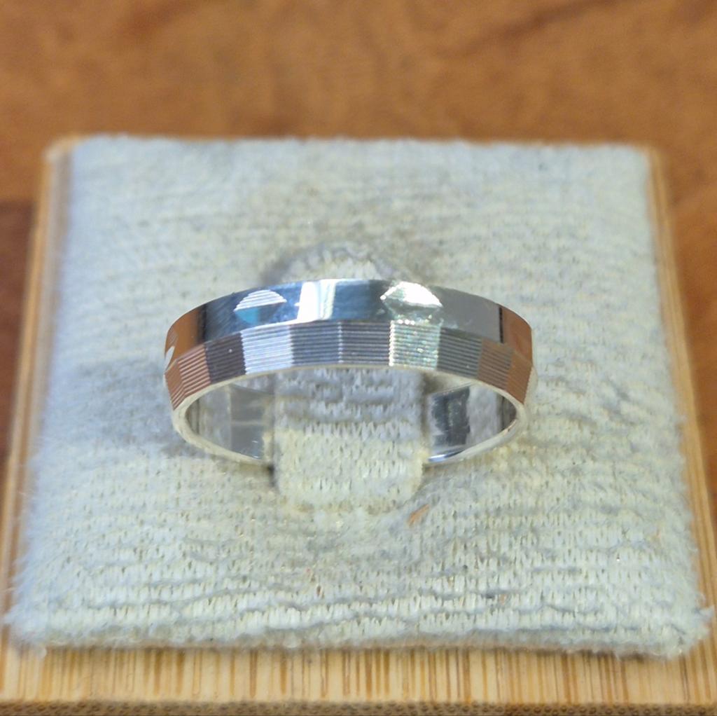 Vintage 925 Sterling Zilveren Ontwerp Ring | Nieuw, Sieraden, Tassen en Uiterlijk, Ringen, Verzenden, Kleiner dan 17, Dame, Zilver