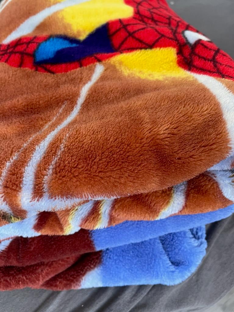 Spiderman Deken - Zacht en Warm voor Kinderen, Ophalen of Verzenden, Zo goed als nieuw