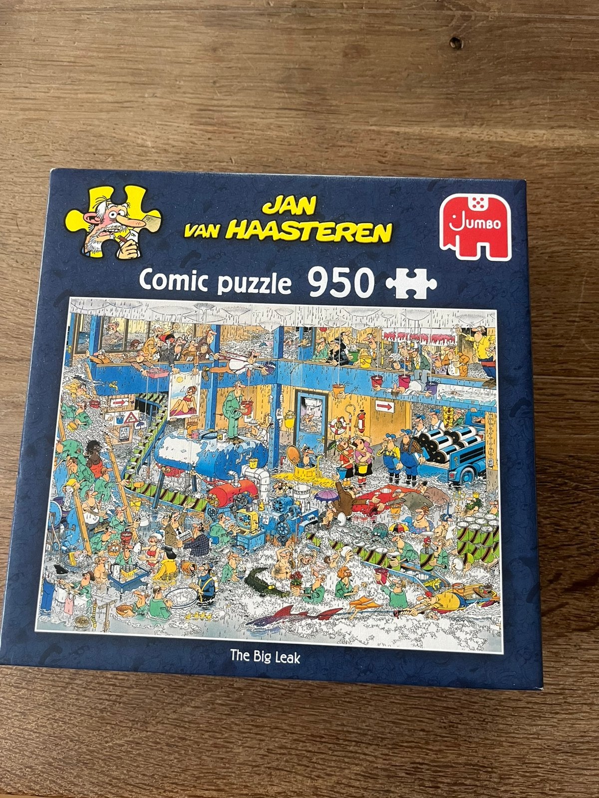 Jan van Haasteren Comic Puzzel - The Big Leak (950 stukjes), Ophalen of Verzenden, 500 t/m 1500 stukjes, Nieuw, Legpuzzel