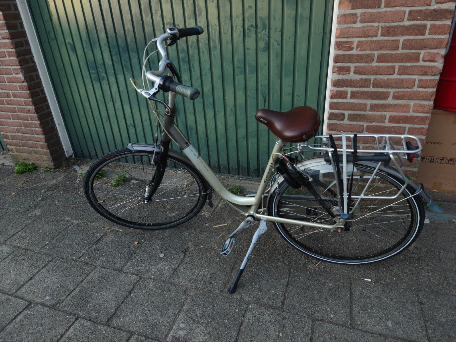 Gazelle Orange Lite City Damesfiets 28 inch, 8 versnellingen, Ophalen, Gebruikt, Velgrem, Versnellingen