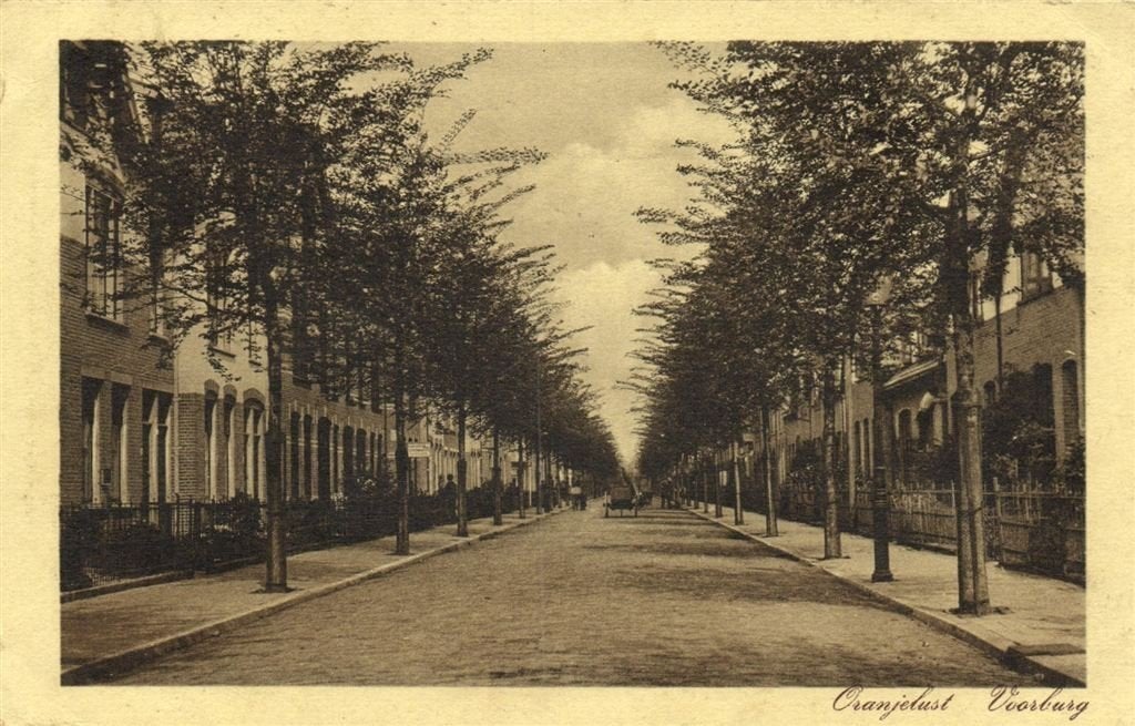 Oranjelust - Voorburg - gelopen, Verzenden, 1920 tot 1940, Gelopen, Zuid-Holland