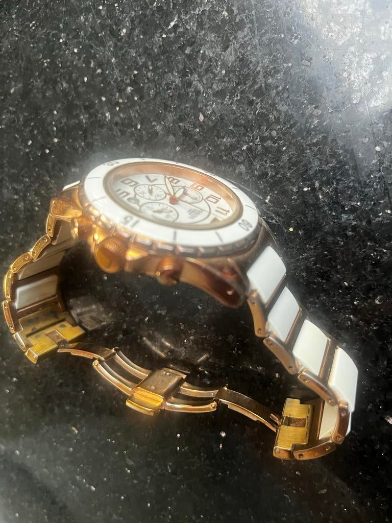 Vendoux MR1362 Roségoudkleurig Dames Horloge Chronograaf, Sieraden, Tassen en Uiterlijk, Horloges | Dames, Overige merken, Polshorloge