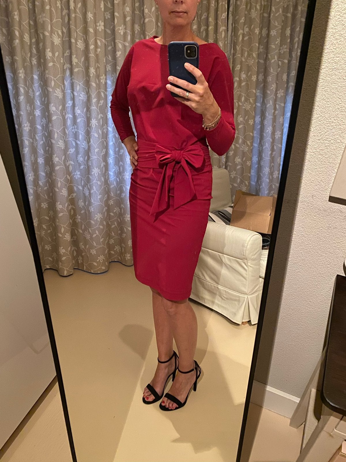 LaDress jurk Caroline maat XXS, Kleding | Dames, Blauw, Ophalen of Verzenden, Zo goed als nieuw, Maat 34 (XS) of kleiner